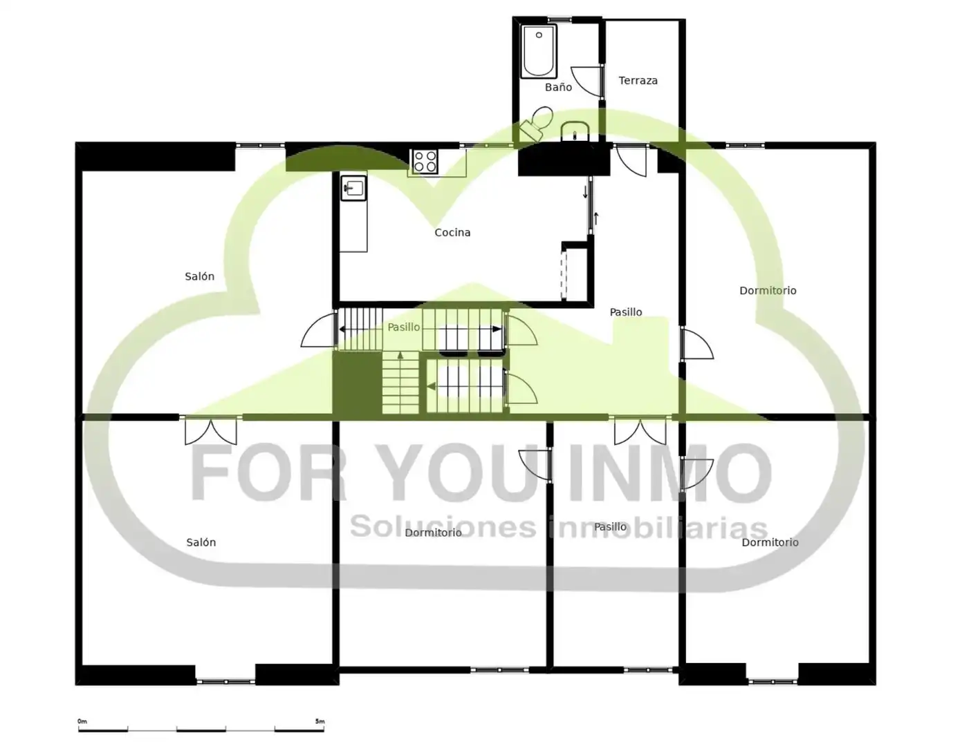 Wohnung zum Verkauf in Sajazarra mit Privatgarten, Terrasse und Balkon
