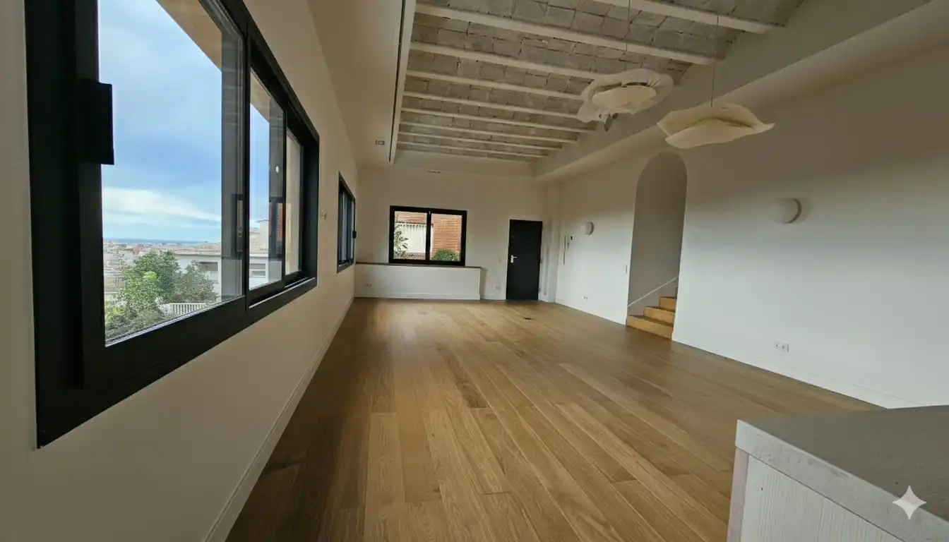 Sala de estar de Casa o chalet en venta en Barcelona con Aire acondicionado, Calefacción y Jardín privado