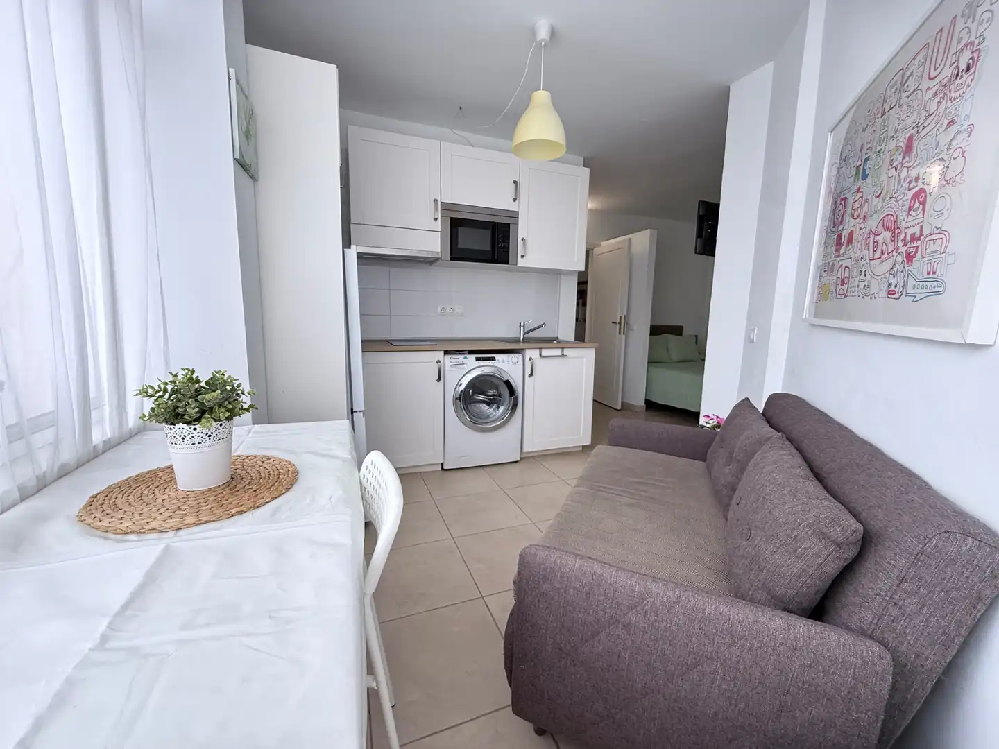 Kitchen of Flat for sale in Adeje  with Terrace, Furnished and Oven