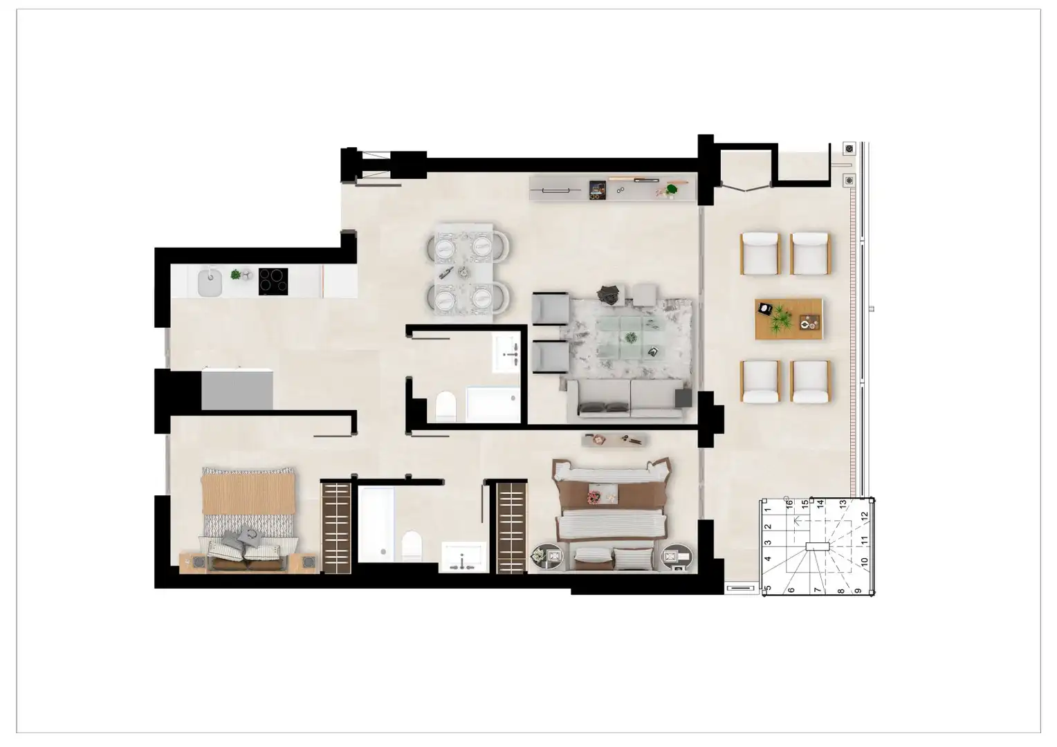 Apartament amb ascensor en venda a La Cala Golf - Lagar Martell, imagen 27