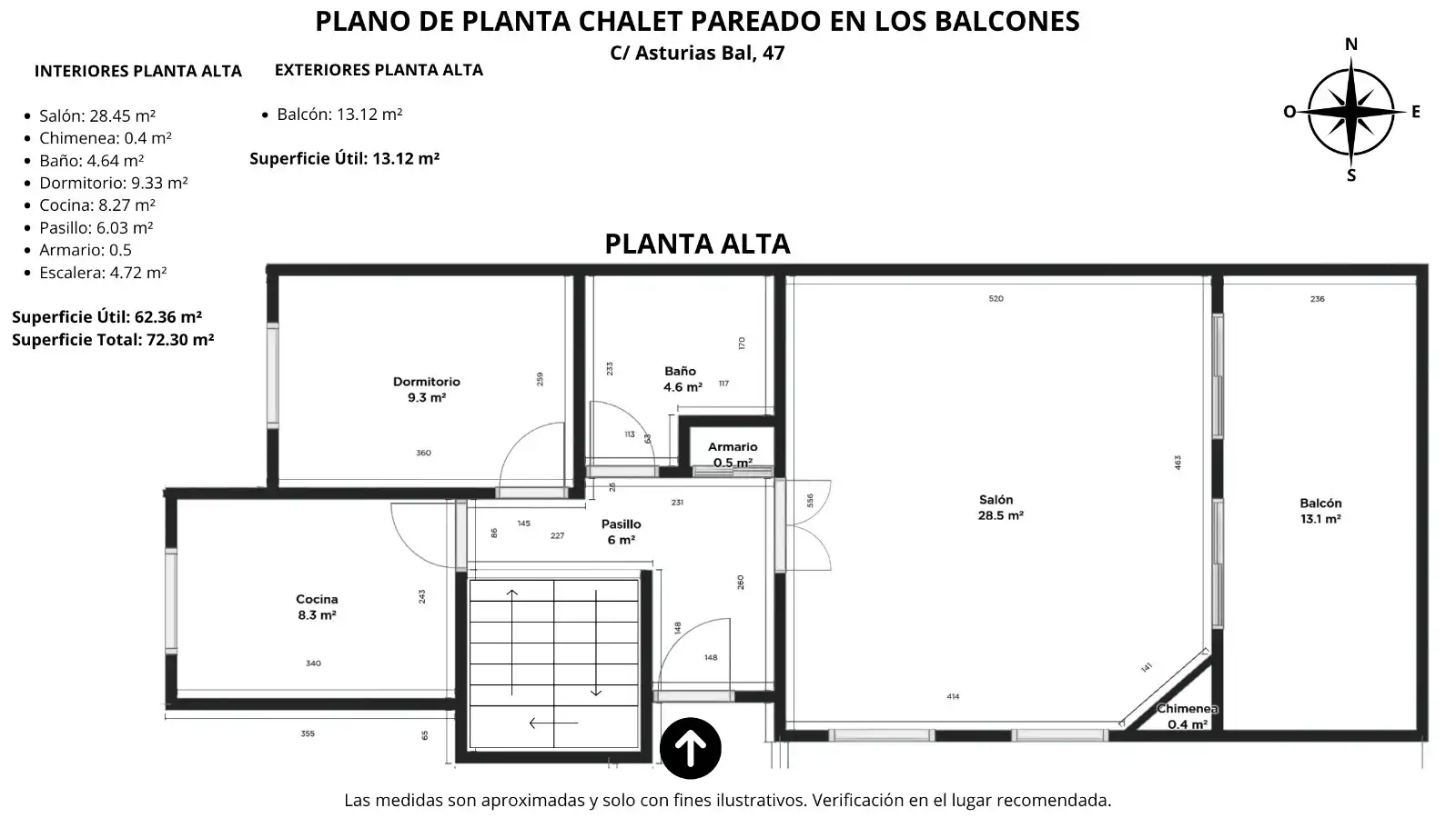 Doppelhaushälfte mit Terrasse zum Verkauf in Calle Asturias Bal, imagen 68