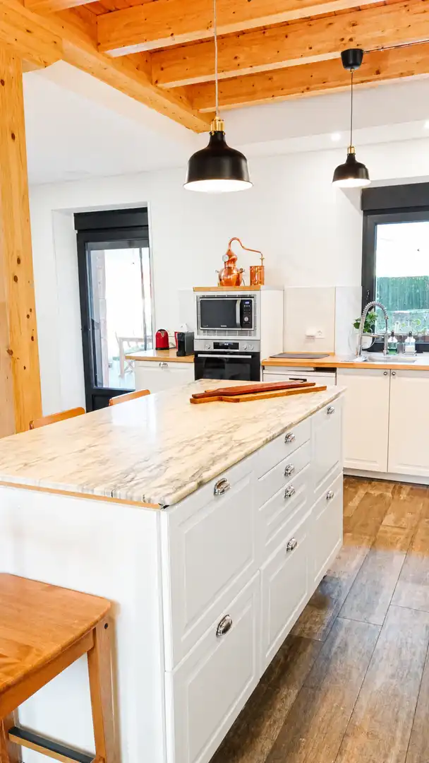 Cocina de Casa o chalet en venta en Villamanín con Aire acondicionado, Calefacción y Jardín privado