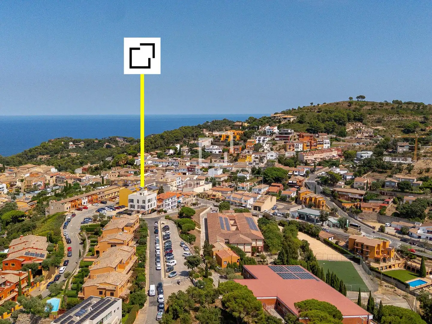 Außenansicht von Wohnung zum Verkauf in Begur mit Klimaanlage, Heizung und Terrasse