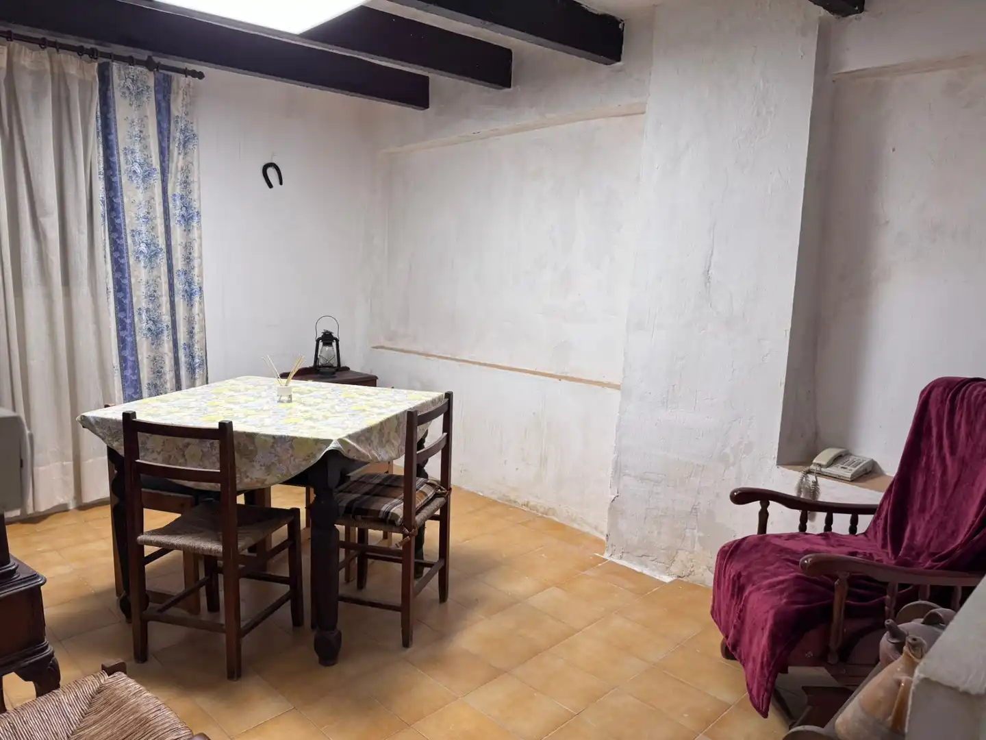 Menjador de Casa adosada en venda en Blancafort amb Terrassa, Moblat i Forn