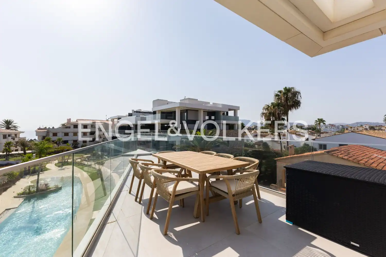 Terraza de Ático en venta en Dénia con Aire acondicionado, Calefacción y Jardín privado