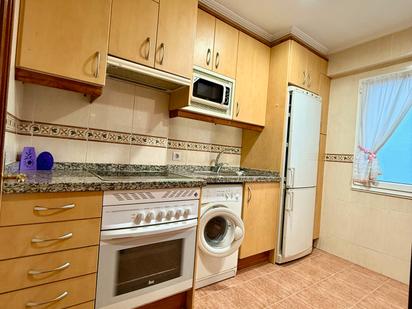 Kitchen of Flat for sale in Gijón   with Heating, Parquet flooring and Furnished