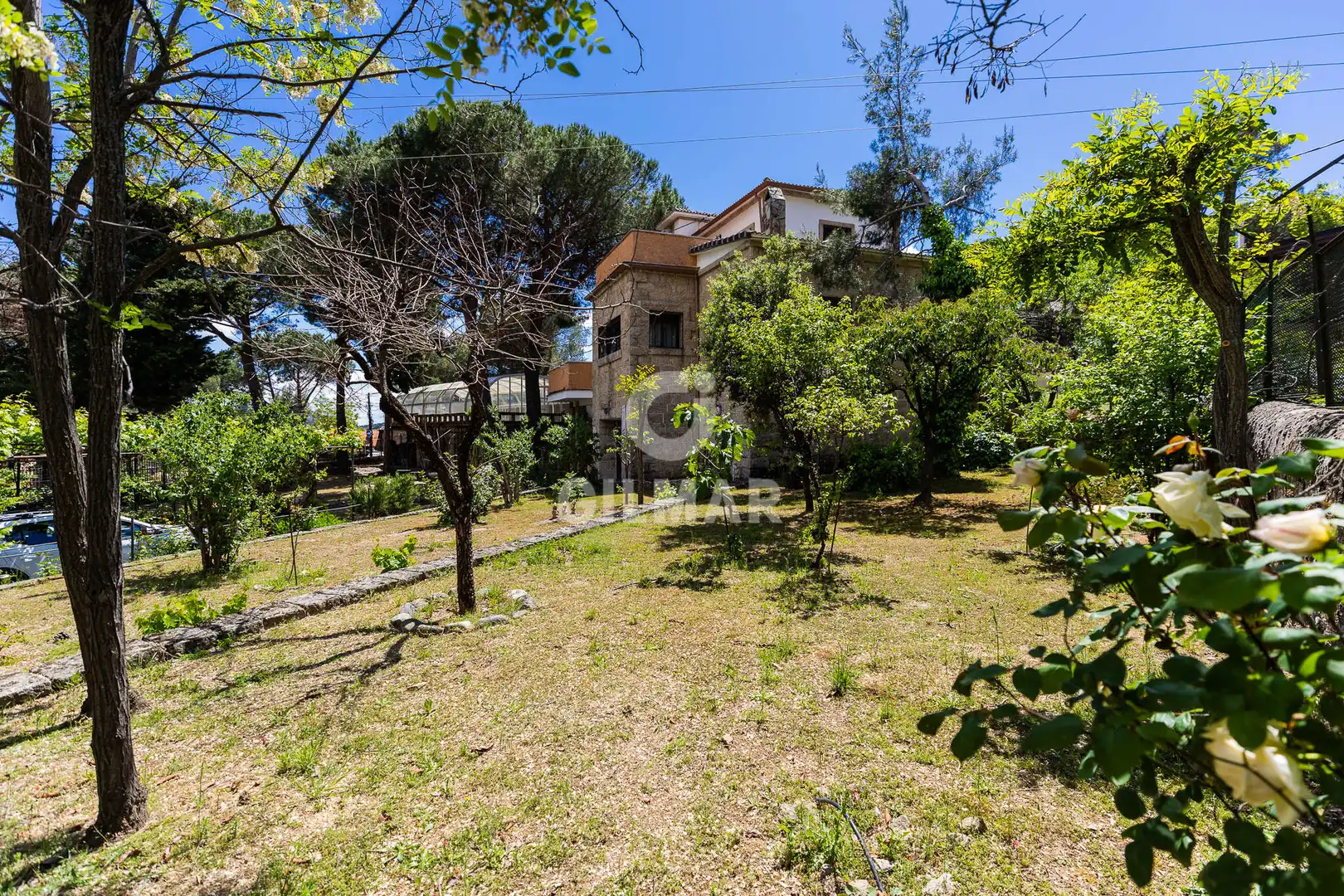 Garden of Houses for sale in Manzanares El Real  with Heating, Private garden and Swimming Pool
