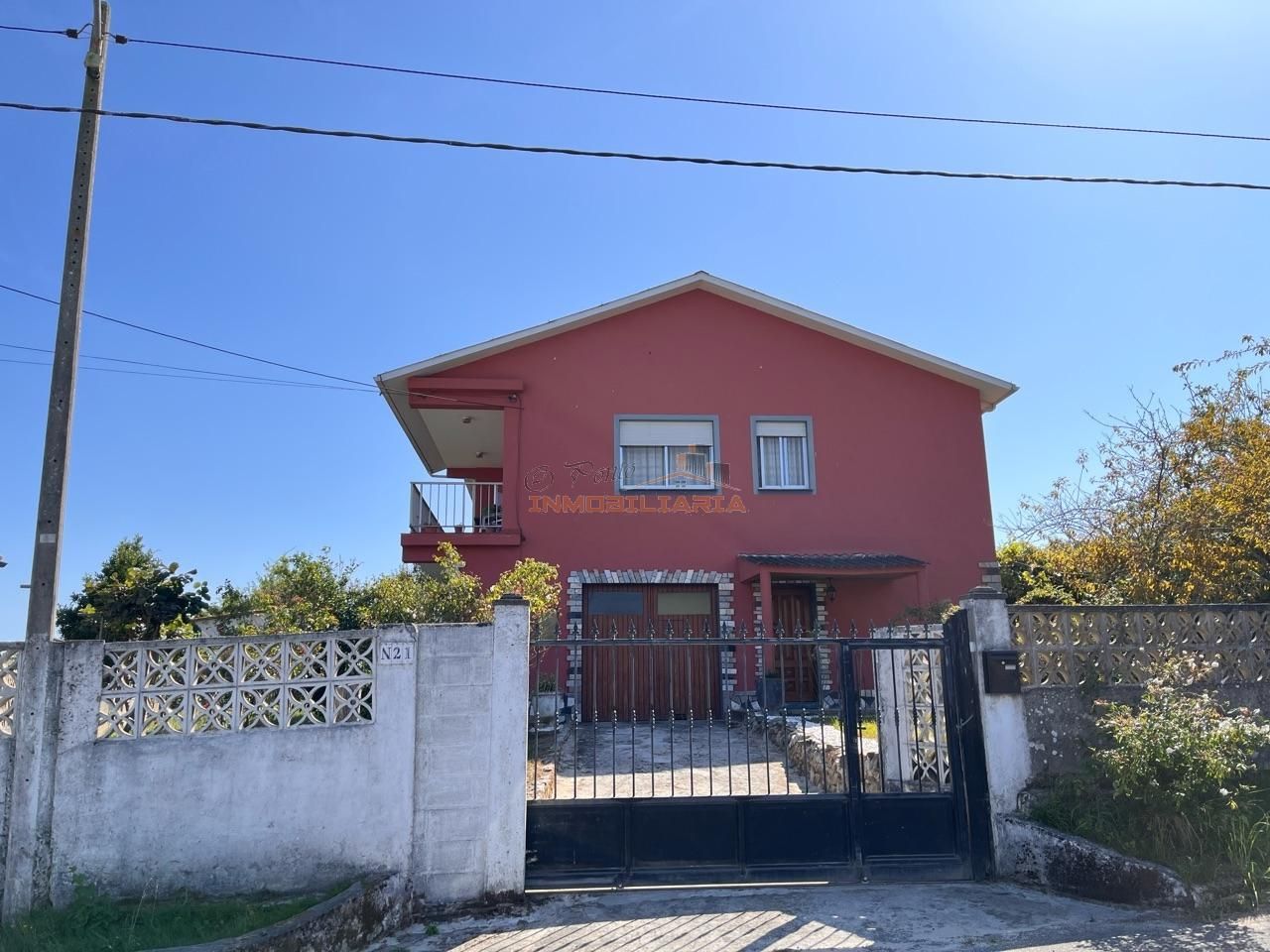 Vista exterior de Casa o xalet en venda en Ares amb Calefacció, Jardí privat i Parquet