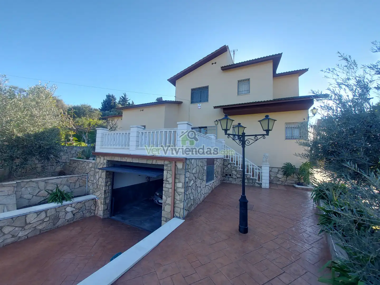 Vista exterior de Casa o xalet en venda en Piera amb Aire condicionat, Calefacció i Jardí privat