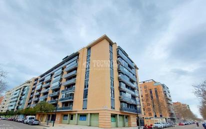 Exterior view of Flat for sale in  Zaragoza Capital  with Air Conditioner, Heating and Terrace