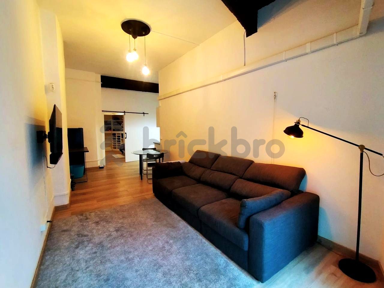 Sala de estar de Estudio en venta en Badalona con Trastero