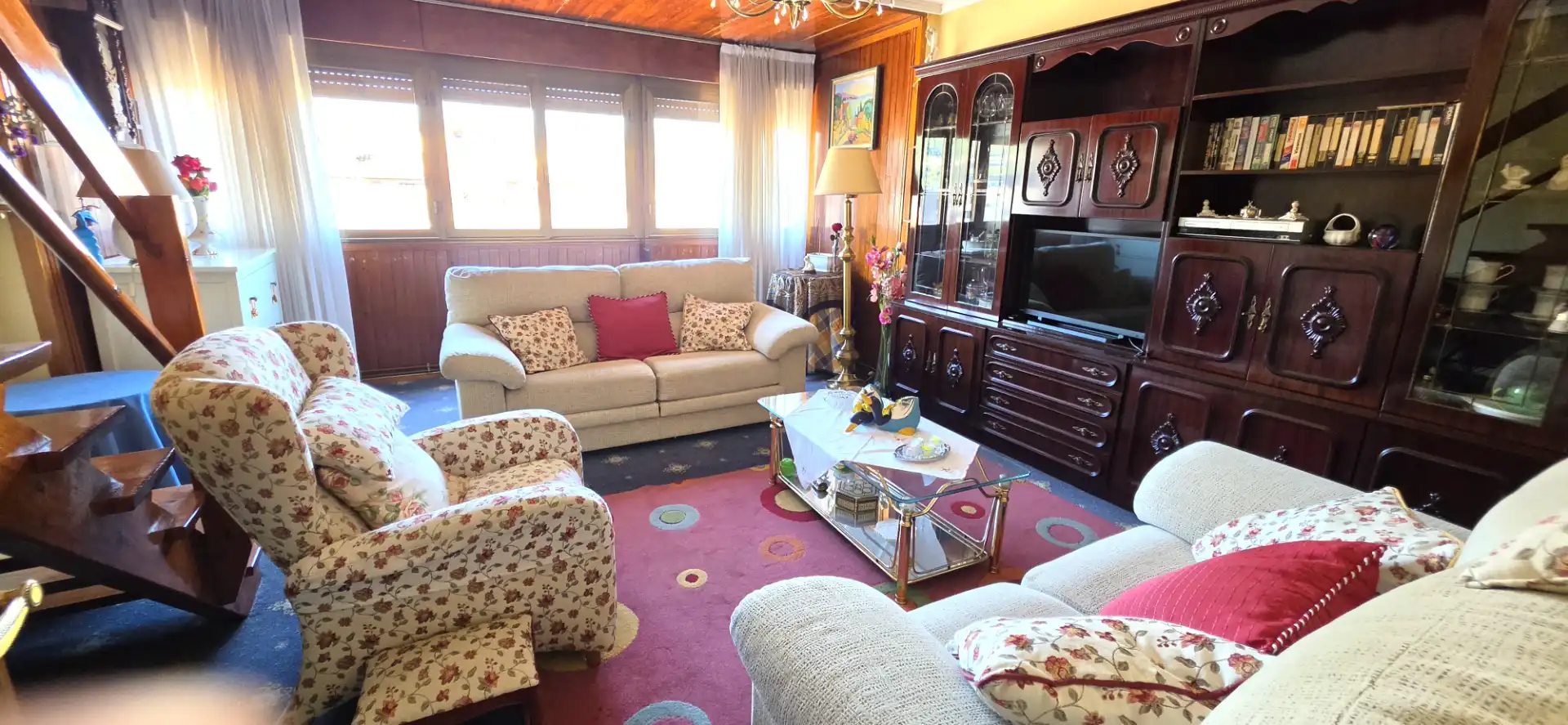 Sala de estar de Dúplex en venta en Bilbao  con Calefacción, Amueblado y Horno