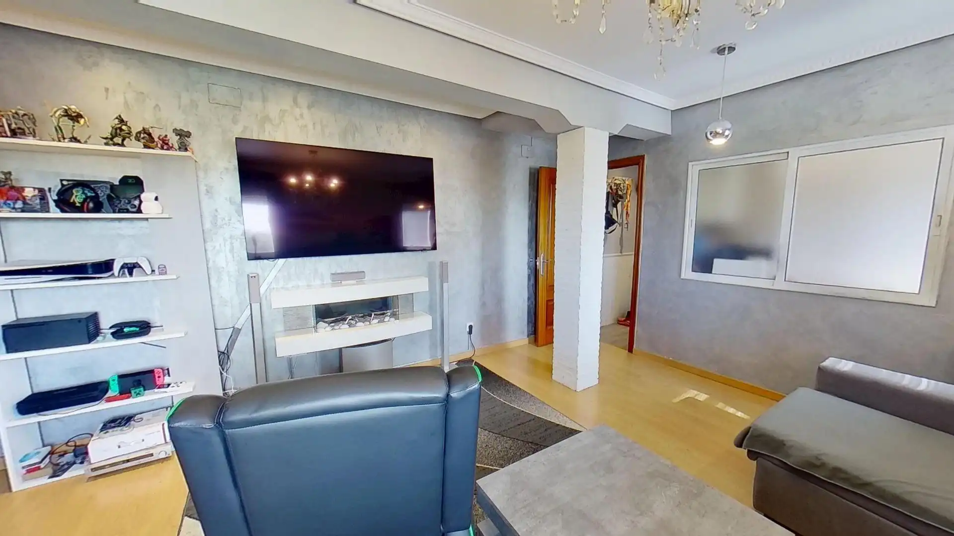 Sala d'estar de Dúplex en venda en Leioa amb Jardí privat