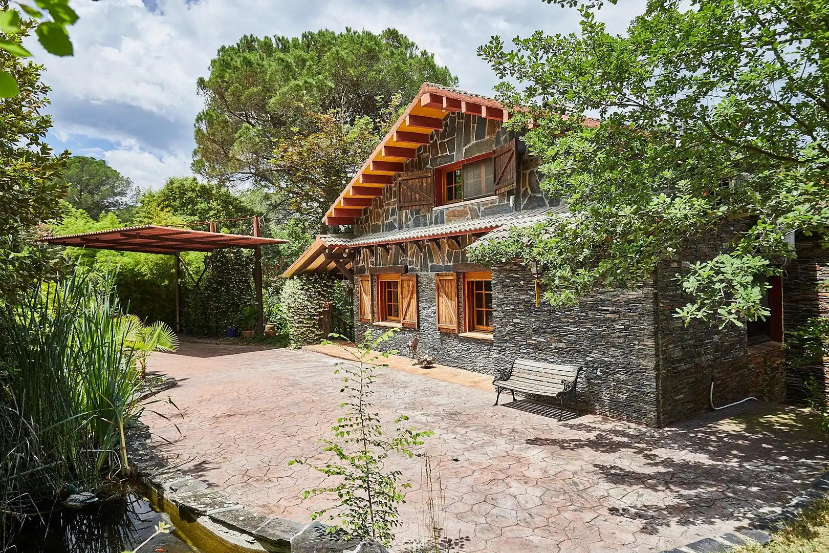 Garden of Houses for sale in Sant Celoni  with Air Conditioner, Heating and Private garden