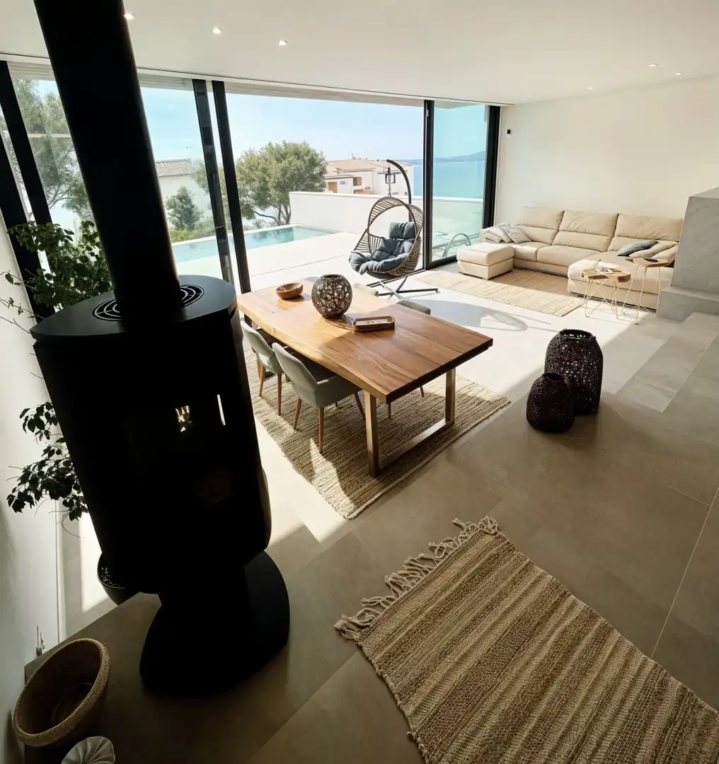 Dining room of Detached homes for rent in Alcúdia  with Air Conditioner, Heating and Private garden