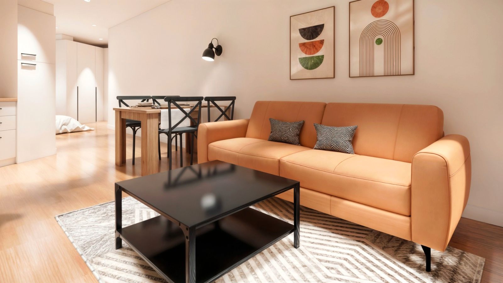 Sala d'estar de Estudi en venda en Málaga Capital amb Terrassa, Forn i Rentadora