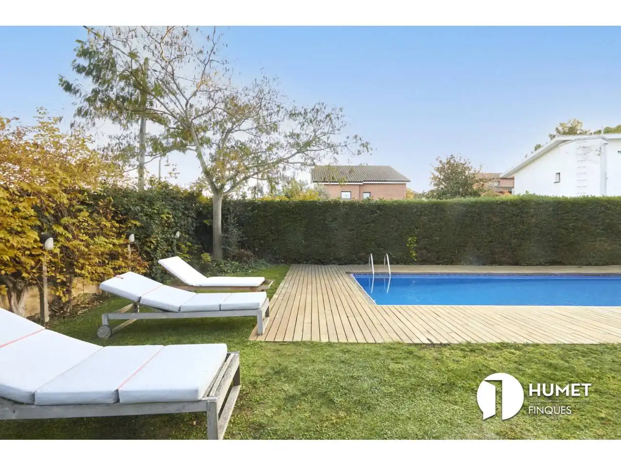 Garden of Houses for sale in Sant Cugat del Vallès  with Air Conditioner, Heating and Private garden