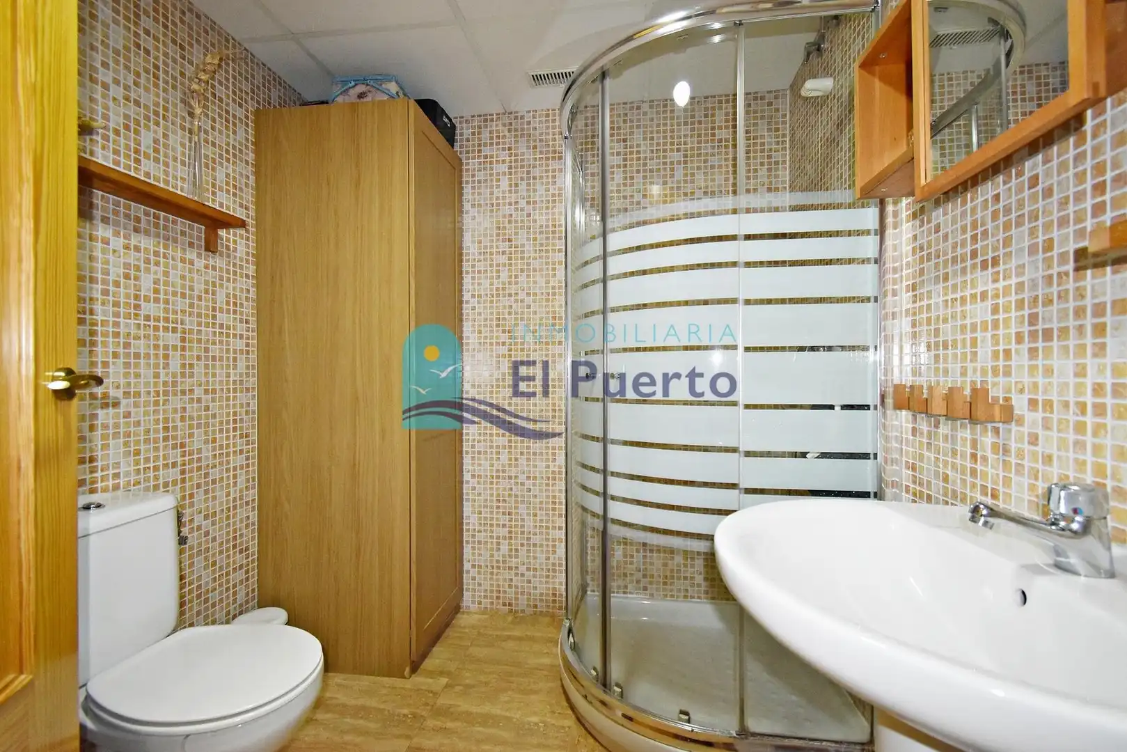 Baño de Dúplex en venta en Mazarrón con Aire acondicionado, Calefacción y Jardín privado