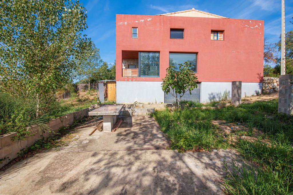 Vista exterior de Casa o xalet en venda en Bescanó amb Jardí privat, Terrassa i Traster
