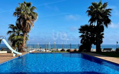 Swimming pool of Flat for sale in Sant Andreu de Llavaneres  with Heating, Terrace and Swimming Pool