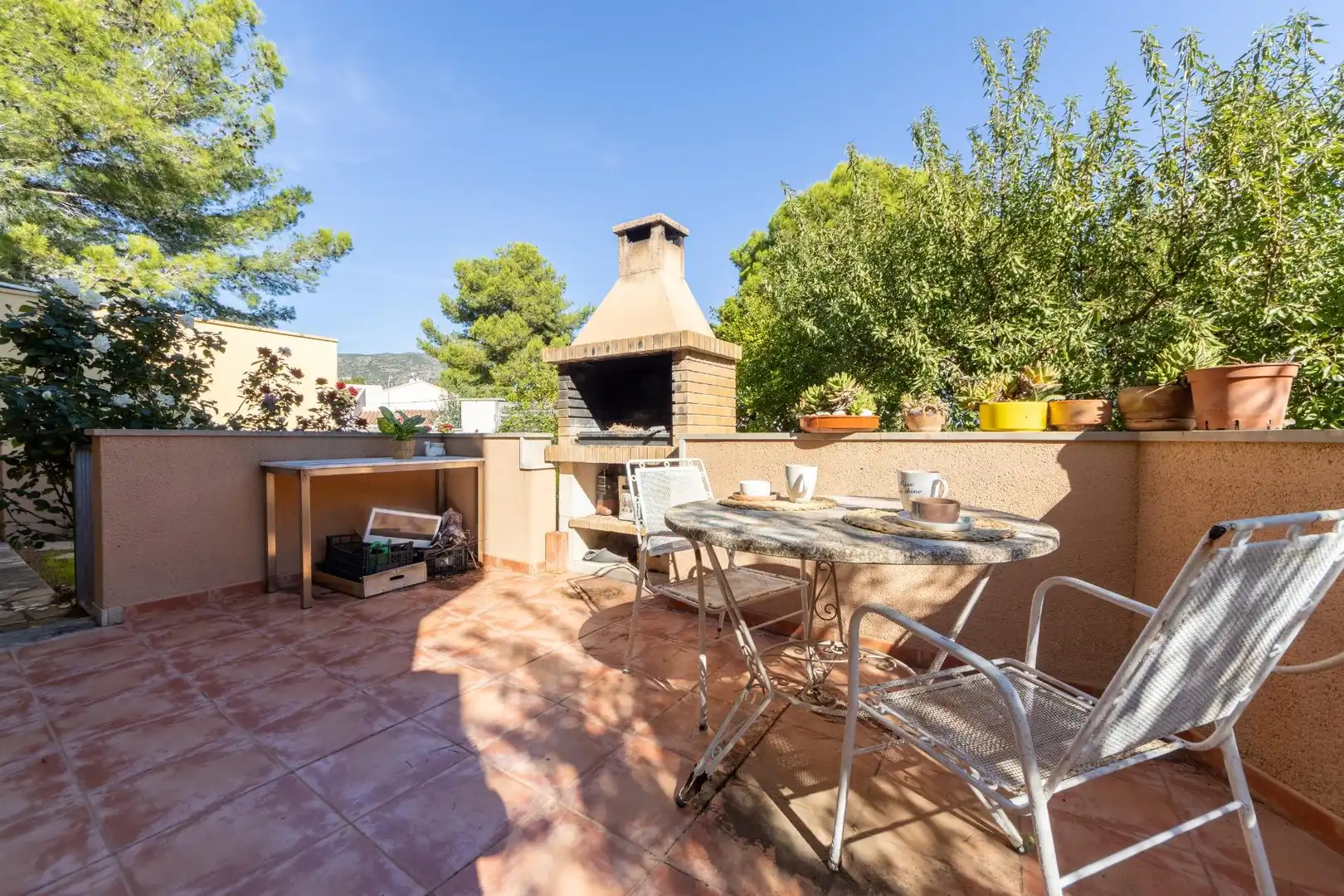 Terrassa de Casa o xalet en venda en Mont-roig del Camp amb Calefacció, Jardí privat i Terrassa