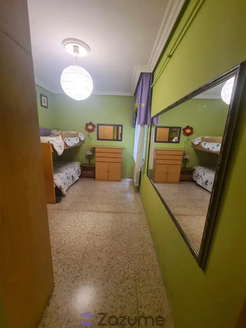 Bedroom of Flat for rent in Benavente  with Heating, Terrace and Furnished