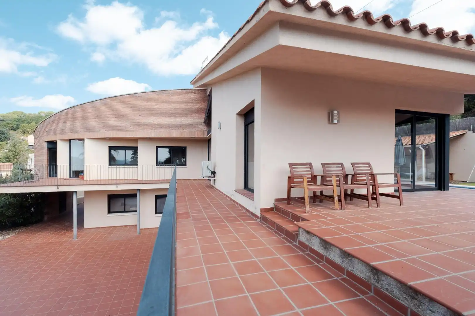 Terraza de Casa o chalet en venta en Caldes de Montbui con Aire acondicionado, Calefacción y Jardín privado