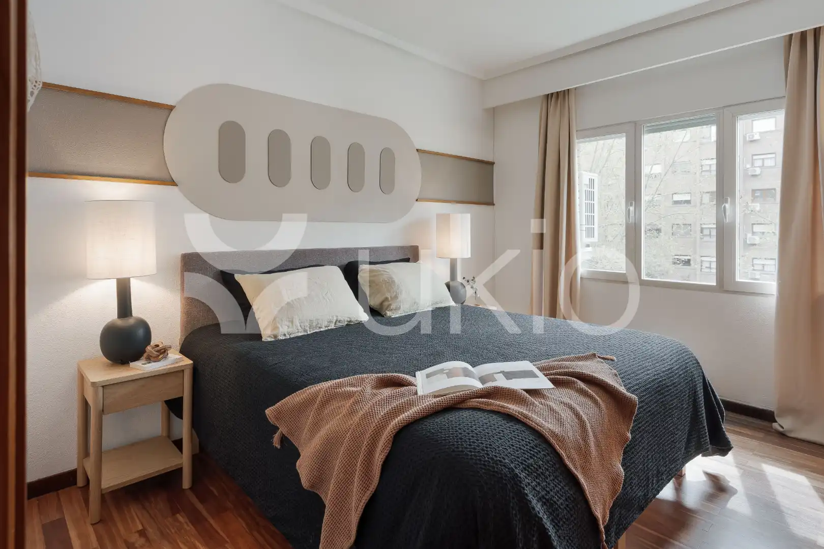 Bedroom of Apartments for rent in Madrid  with Air Conditioner, Heating and Furnished