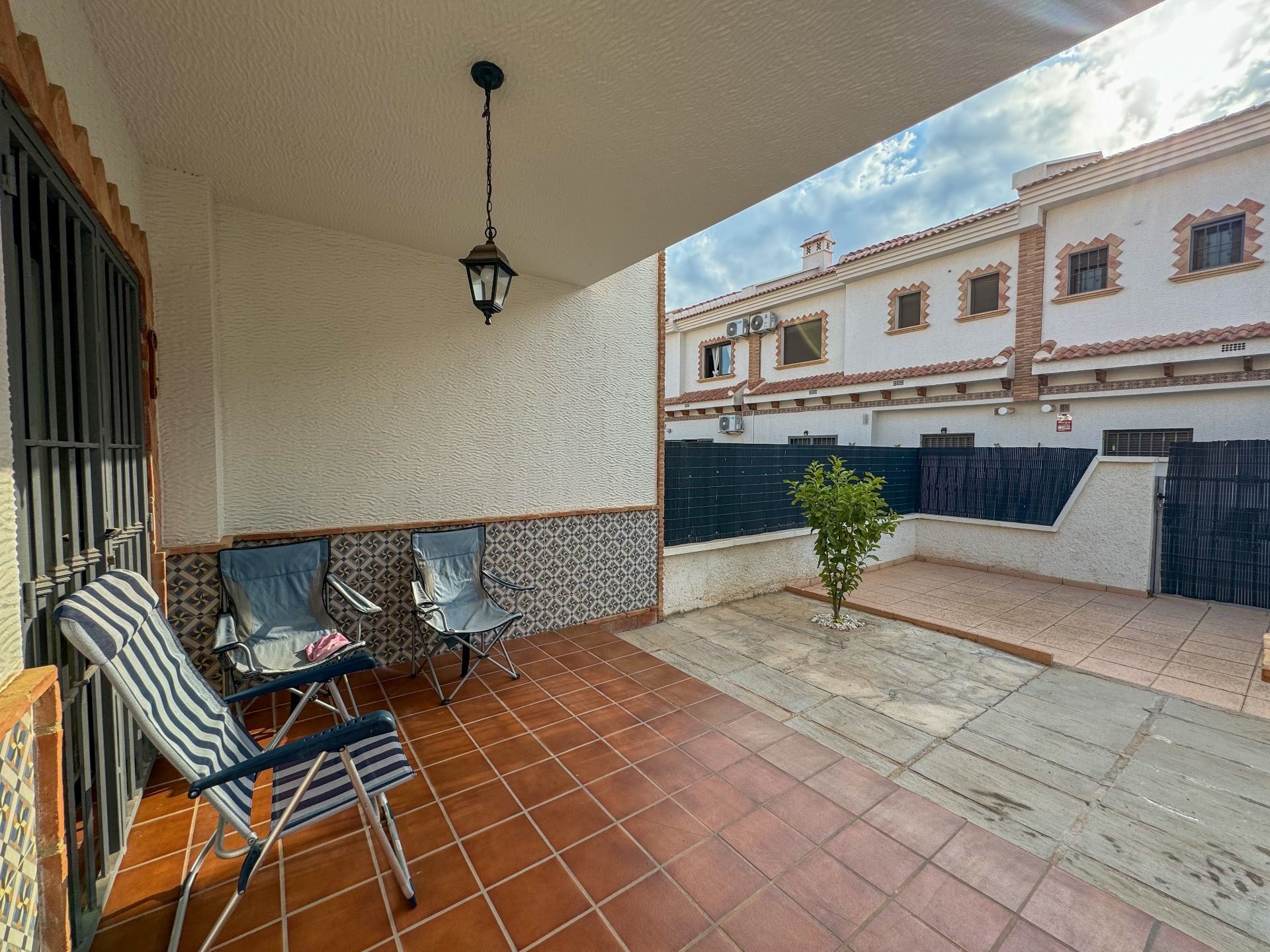 Terrace of House or chalet to rent in San Miguel de Salinas  with Air Conditioner, Swimming Pool and Furnished