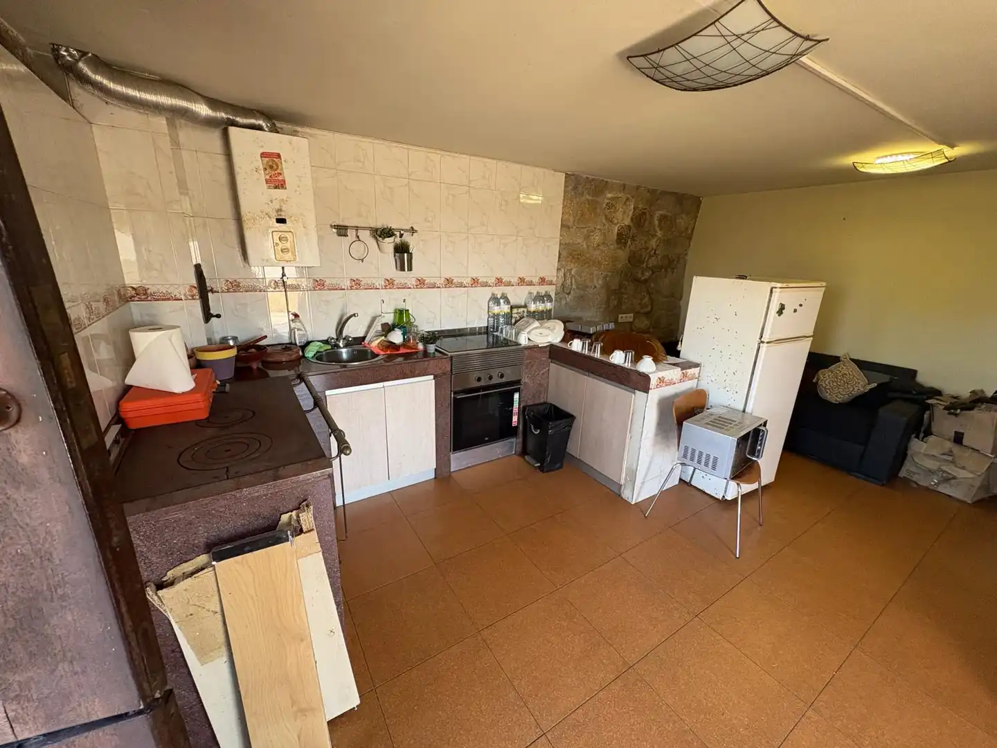 Kitchen of Houses for sale in As Neves    with Private garden and Storage room