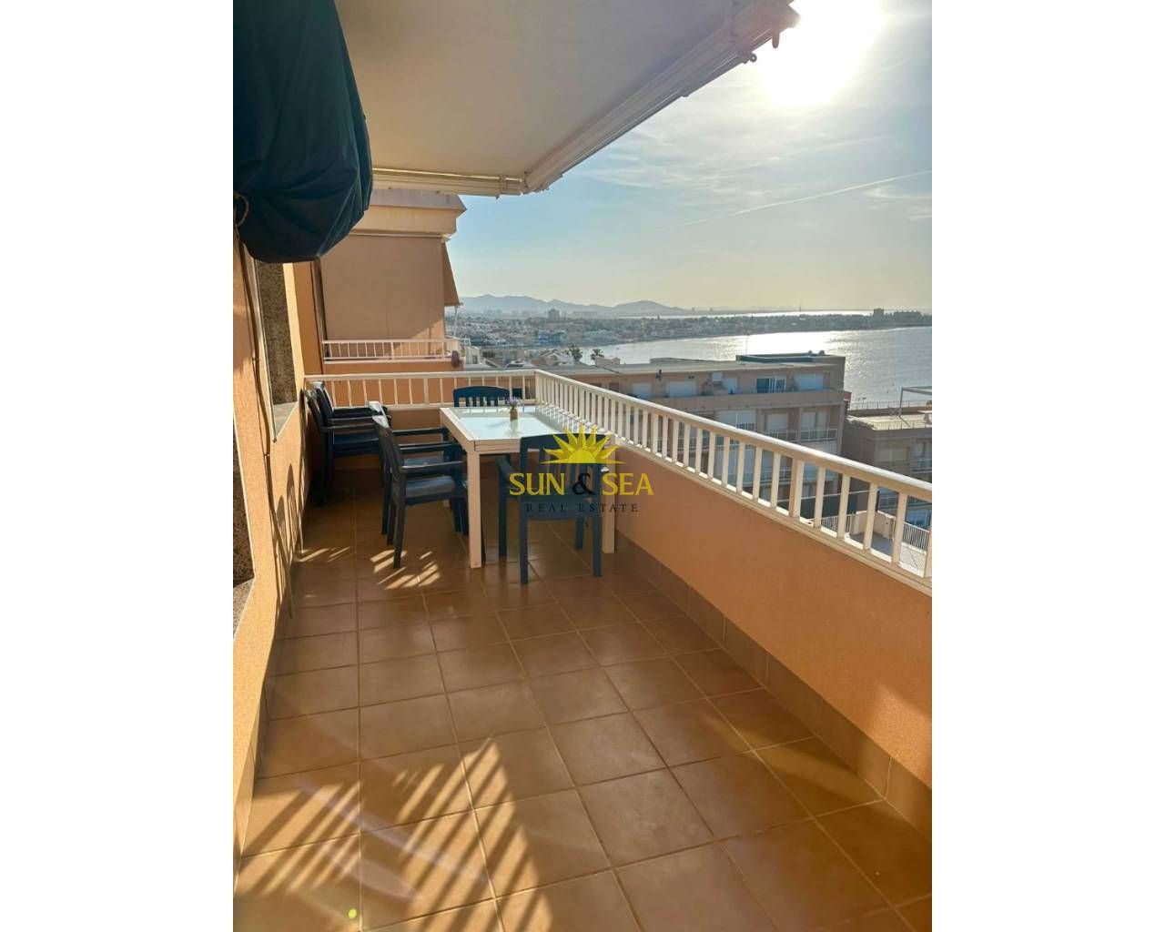 Terrace of Apartment to rent in Cartagena  with Air Conditioner, Heating and Furnished