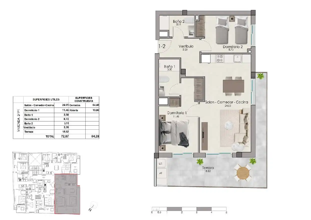 Apartament amb terrassa en venda a Santa Pola ciudad, imagen 11