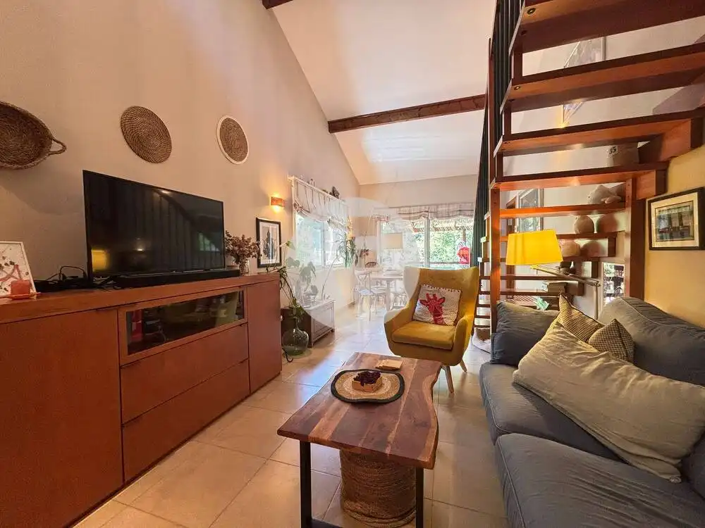 Living room of Detached homes for sale in L'Ametlla del Vallès  with Air Conditioner, Heating and Terrace