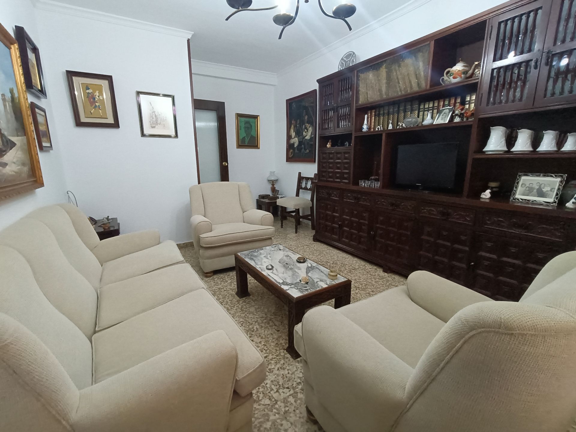 Living room of Flat for sale in Ciudad Real Capital  with Heating and Balcony