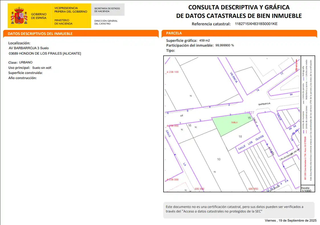 Terreno residenziale in vendita a Avinguda Barbarroja, imagen 2