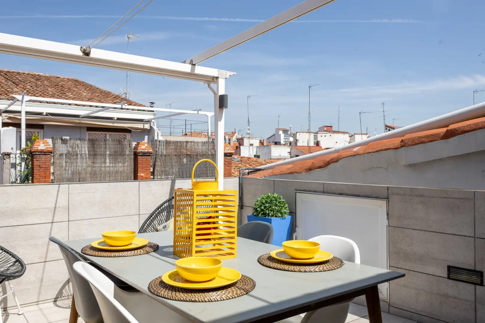 Terraza de Ático de alquiler en Madrid con Aire acondicionado, Calefacción y Parquet