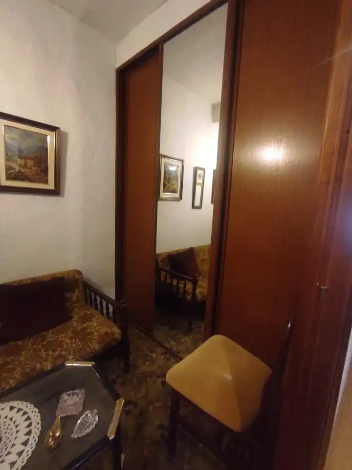 Living room of Flat for sale in Santander  with Parquet flooring, Furnished and Balcony