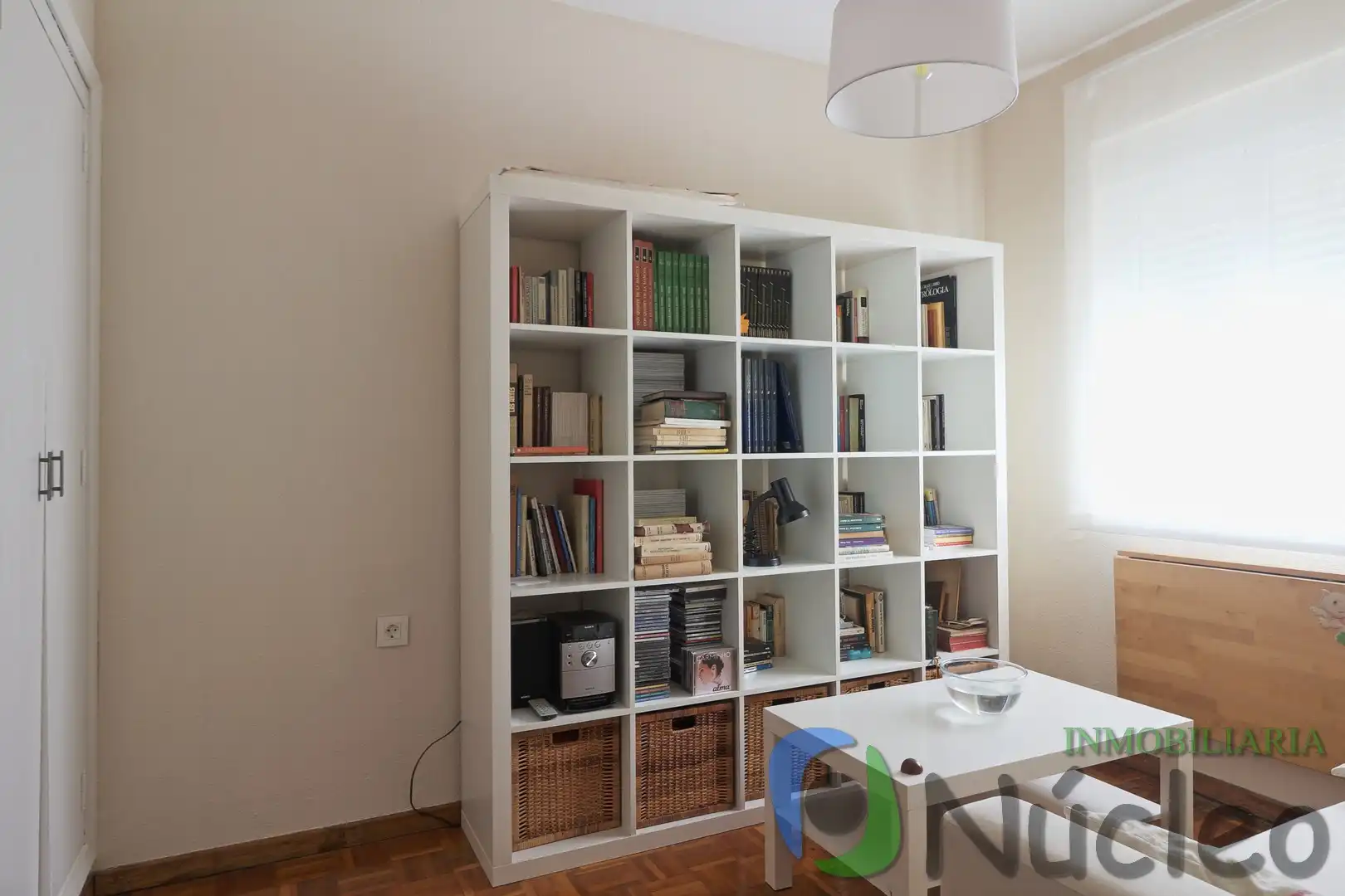 Wohnzimmer von Dachboden zur Miete in Badajoz mit Klimaanlage, Heizung und Parkett