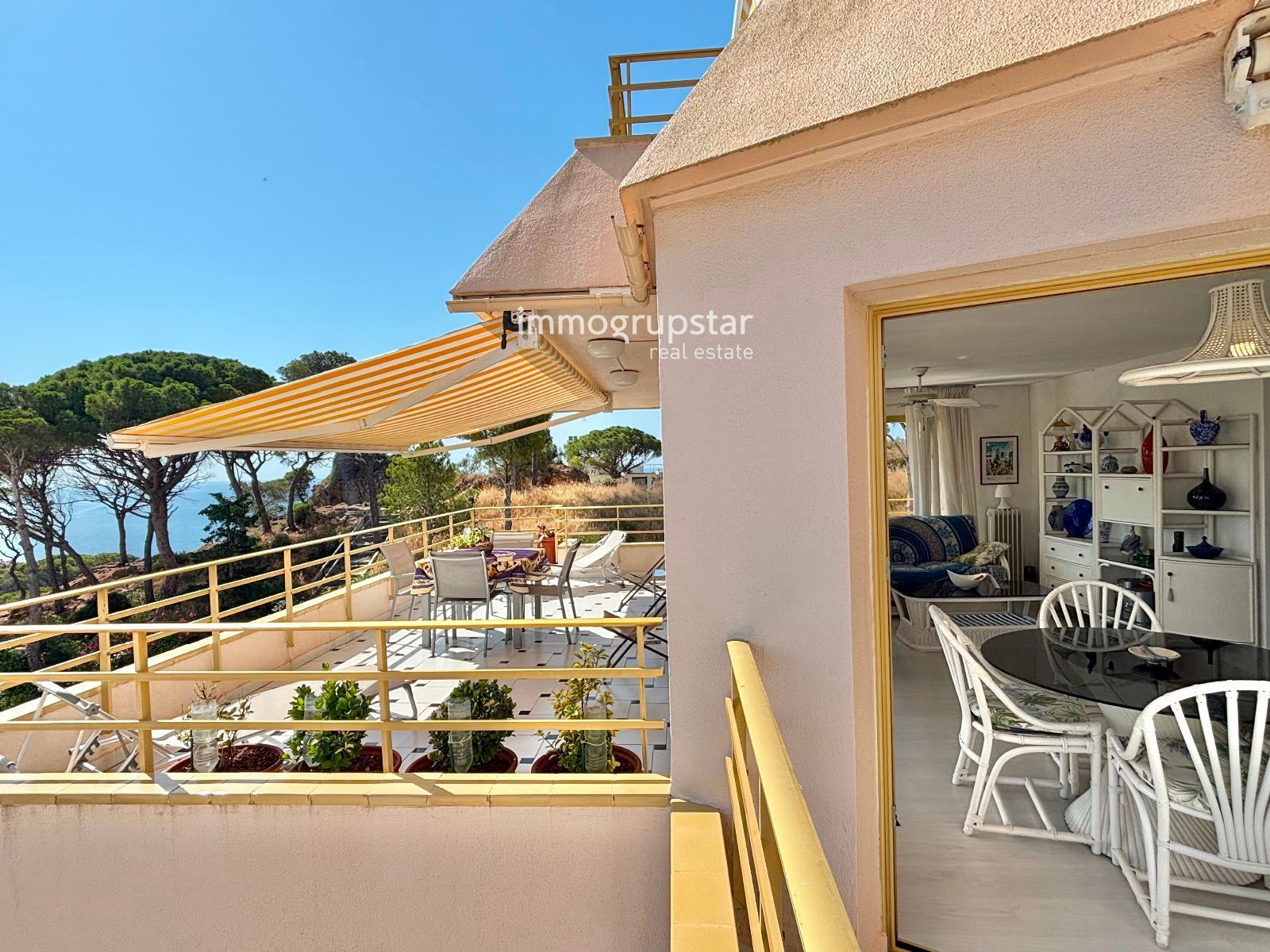 Terrace of Apartment for sale in Sant Feliu de Guíxols  with Heating, Terrace and Swimming Pool