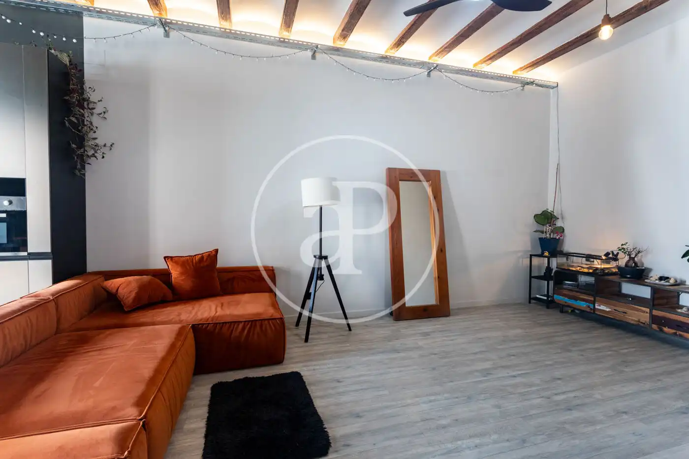 Sala de estar de Piso en venta en Barcelona con Aire acondicionado, Calefacción y Balcón