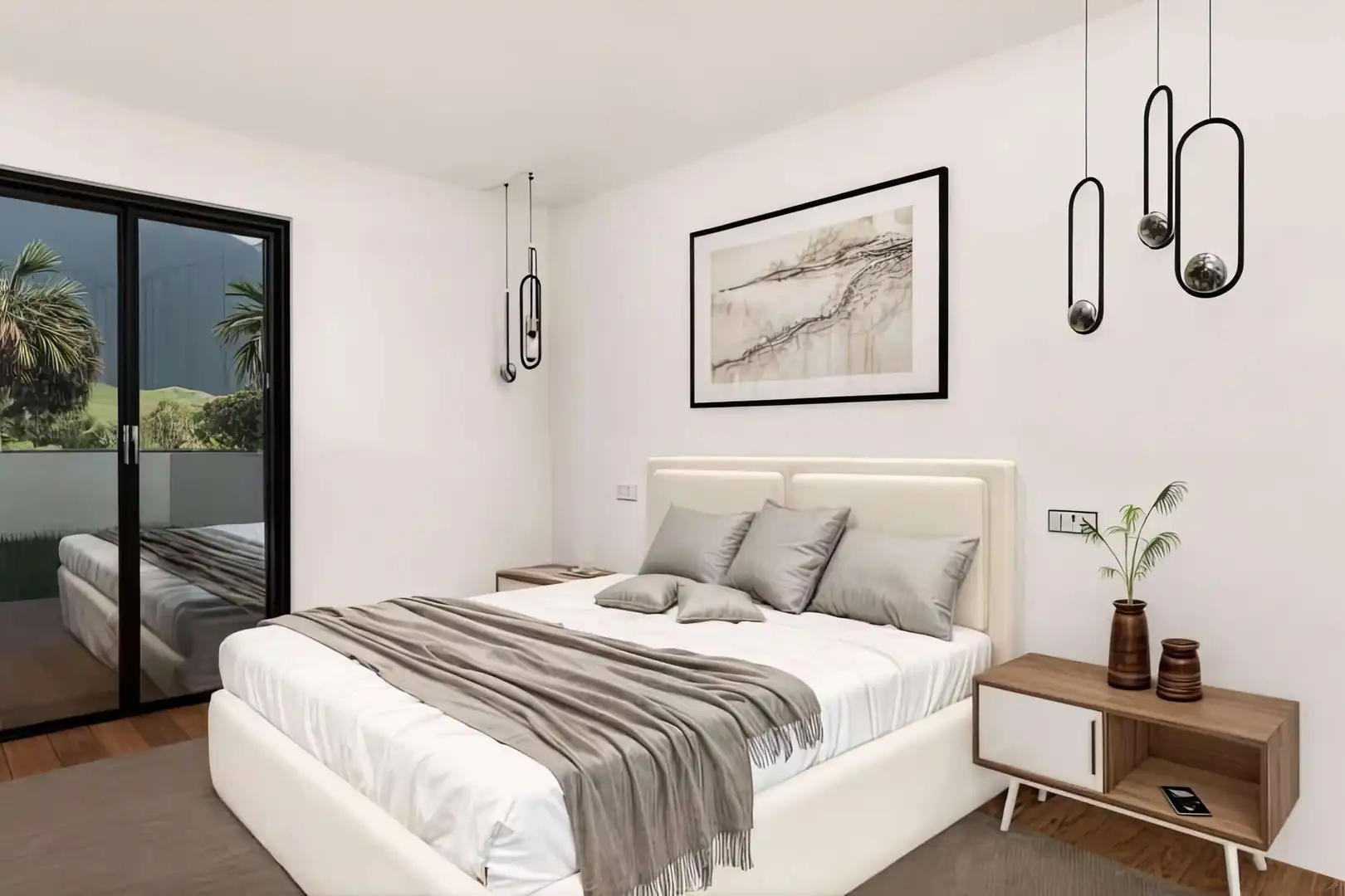 Bedroom of Flat for sale in Son Servera  with Heating, Furnished and Balcony