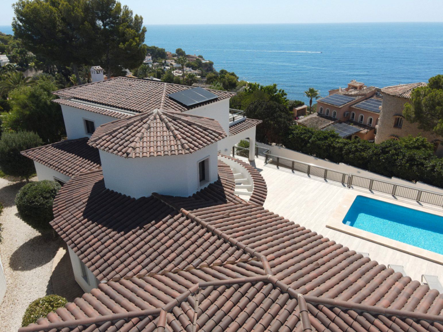 Vista exterior de Casa o xalet en venda en Moraira amb Aire condicionat, Calefacció i Jardí privat