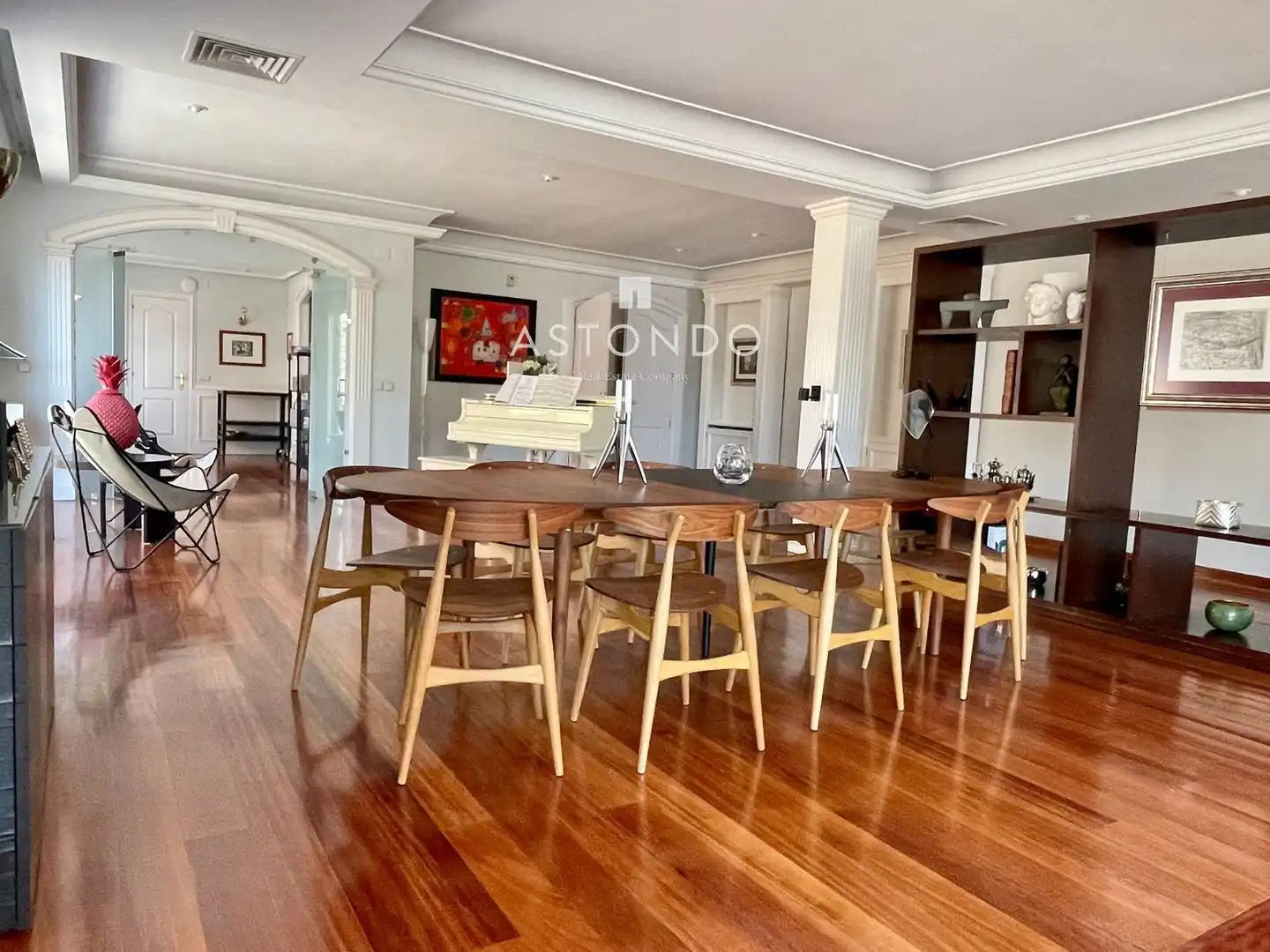 Dining room of Houses for rent in Madrid  with Air Conditioner, Heating and Terrace
