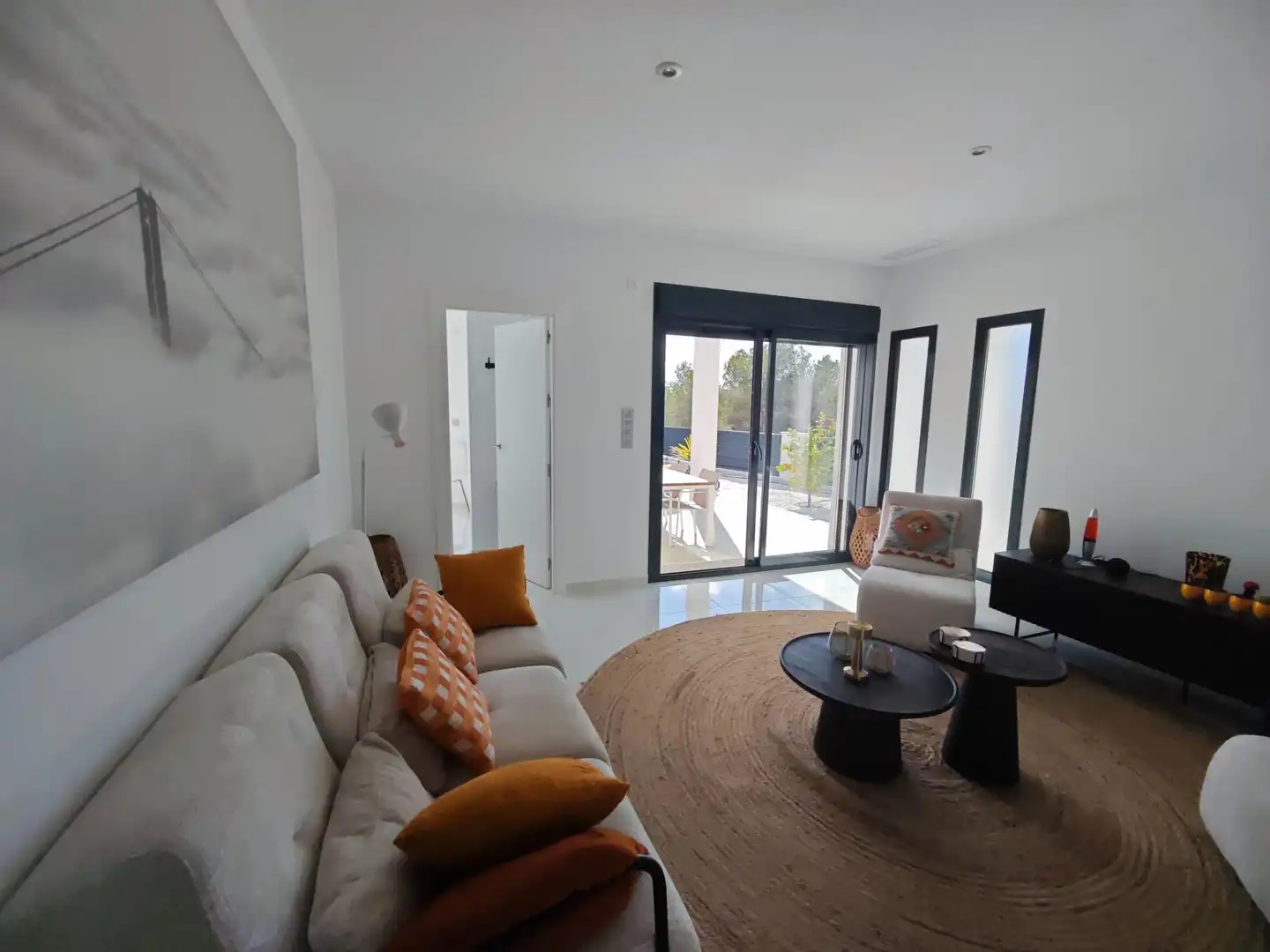 Sala de estar de Casa o chalet en venta en Pilar de la Horadada con Calefacción, Jardín privado y Terraza