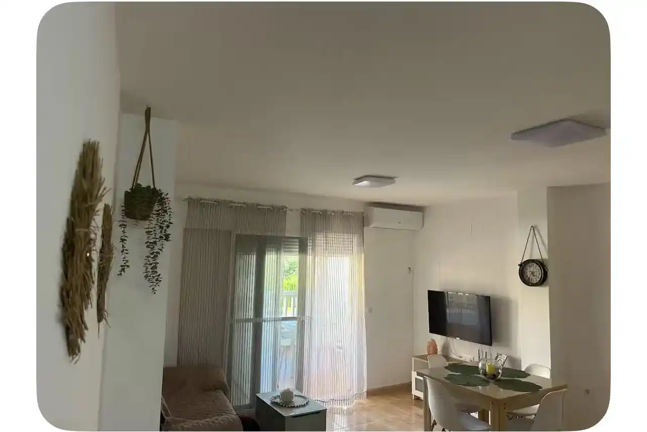 Wohnzimmer von Wohnungen zum Verkauf in Chilches / Xilxes mit Klimaanlage und Schwimmbad