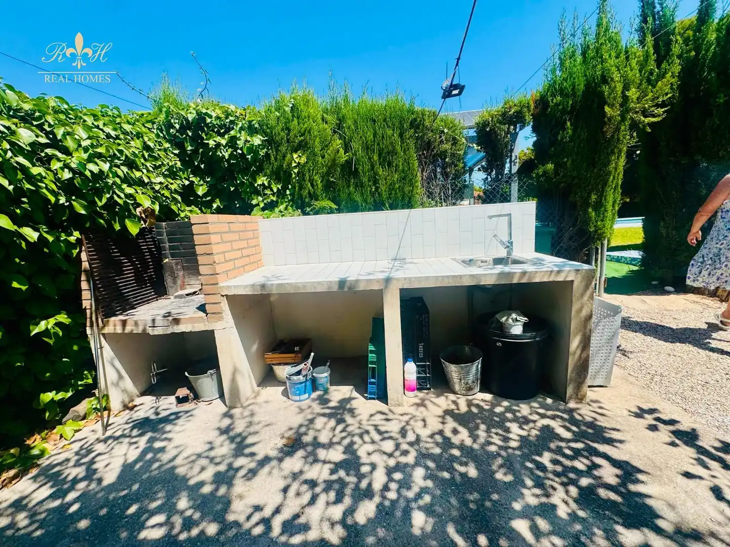 Jardí de Casa adosada en venda en La Nucia amb Aire condicionat, Traster i Piscina