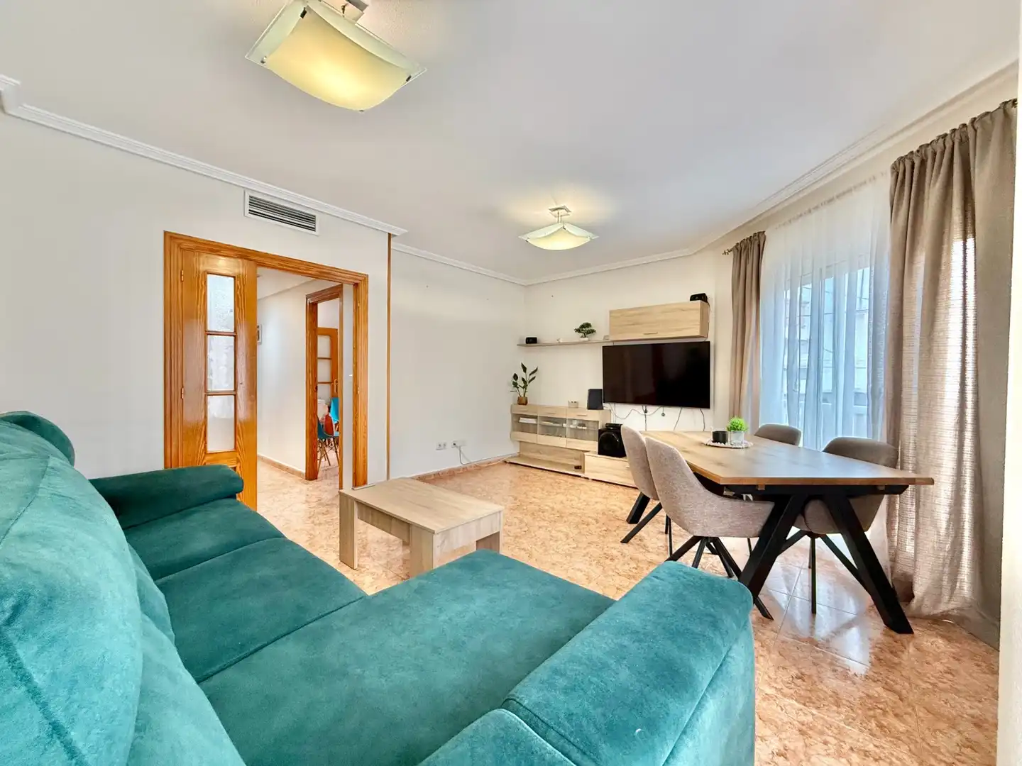Living room of Houses for sale in San Pedro del Pinatar  with Air Conditioner, Heating and Private garden