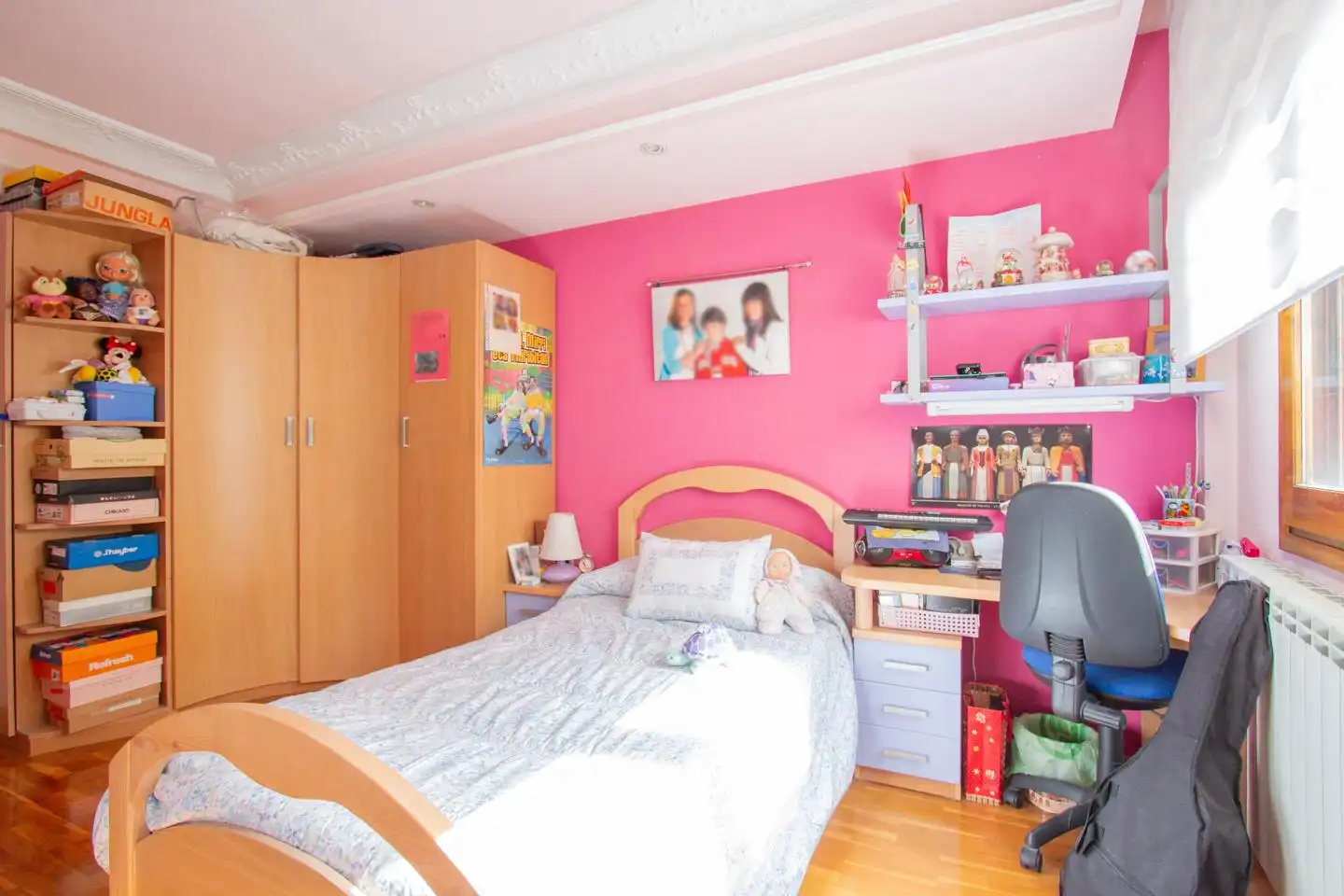 Schlafzimmer von Maisonette zum Verkauf in Villava / Atarrabia mit Klimaanlage, Heizung und Terrasse