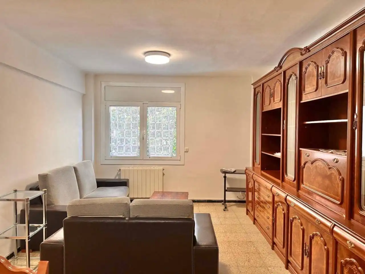 Sala de estar de Piso de alquiler en Girona con Calefacción, Terraza y Amueblado