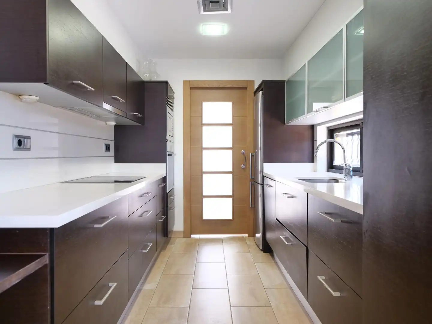 Cocina de Apartamento en venta en Guardamar del Segura con Aire acondicionado, Jardín privado y Terraza